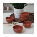 Prime Kızıl Kahve Bulut Mini Çerezlik/sosluk 8 cm 6 Adet 607 - Option-1