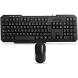 Prime KM-1435 Siyah USB Oyuncu Q Multimedia Klavye + Mouse Set - Adaçayı Yeşili