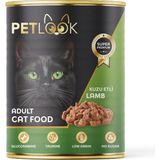 Prime Konserve Kedi Maması Yetişkin Kuzu Etli, Kıyılmış Etli, Pate 415 gr Yaş Mama Düşük Tahıllı