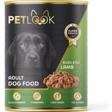 Prime Konserve Köpek Maması Yetişkin Kuzu Etli, Kıyılmış Etli, Pate 415 gr Yaş Mama Düşük Tahıllı - 0,01 gr