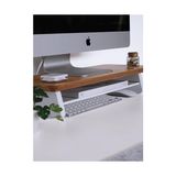Prime Küçük Monitör Standı (Meşe) - 1BW-Beyaz