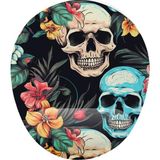 Prime Kuru Kafa Çiçek Bilek Destekli Mouse Pad - Option-1 - 0002 - Beyaz