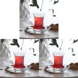 Prime Lav Inci 6'lı Çay Bardağı 3lü Paket - 0 - Siyah - Option-1