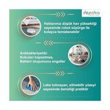 Prime Lavin Kadife Kaymaz Pamuk Tabanlı Yıkanabilir Antibakteriyel Salon Halısı 100X150 - 374-Yeşil