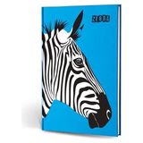 Prime Le Hayvan Figürlü Dokulu Defter Çizgili Zebra - -- - Option-1