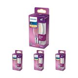 Prime LED 40W B35 LED Mum Filament Ampul, 2700K Sarı Işık, E14 Ince Duy, Dim Edilmez 4lü Paket - 0,5 W - Altın