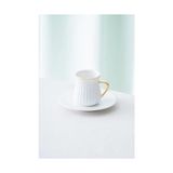 Prime Lena 6 Kişilik Beyaz Kahve Fincanı Takımı - 90 ml