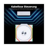 Prime Li Unı Fan Reverse Sl Wıreless LCD 1X120MM Beyaz Kasa Fanı (G99.12RSLLCD1W1W.00) - 0 - Siyah