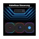 Prime Li Unı Fan Reverse Tl Wıreless LCD 3X120MM Siyah Kasa Fanı (G99.12RTLLCD1W3B.00) - 0 - Siyah