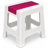 Prime Life Kaymaz Tabanlı Ev Ofis Taburesi - 120 kg Taşıma Kapasiteli Kaymaz Banyo Taburesi - Çocuk Taburesi (Fuşya)