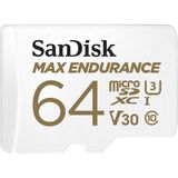 Prime Life Max Endurance Microsdhc 64GB Sd Adapter For Home Security Cameras & Dashcams, Up To 30,000 Hours, Full Hd / 4K Videos, Extreme Endurance, Up To 100/40 Mb/s Read/write Speeds, C10, U3, V30