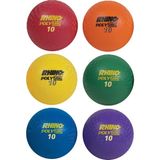 Prime Life PX10SET Gergedan Oyun Alanı Top Seti, 25,4 cm Çap, Kauçuk, Çeşitli, 6 Top/set (CSIPX10SET)
