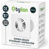 Prime Life Süper Sessiz Banyo Aspiratörü, 40 Db, 18 W Düşük Enerji Tüketimi, 90 M3/h Hava Debili, 230 V, Havalandırma Fanı, Banyo, Tuvalet, Mutfak, Garaj Için, Nem, Koku, Duman, Buhar Tahliye Fanı (100 Mm)