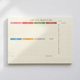 Prime Life Tarihsiz A4 Haftalık Masa Planlayıcı – 80 Yaprak | 110GR. Ivory | Minimal Tasarım | Ofis & Ev Için Haftalık Takip (Türkçe)