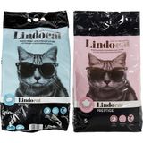 Prime Lindo Cat Clean And Fresh Sabunlu Ince Taneli 10 Litre & Lindo Cat Bebek Pudralı Ince Taneli Kedi Kumu 5 Litre - Option-1