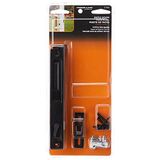 Prime-Line C 1043 Diecast Anahtarsız Veranda Sürgülü Kapı Kolu Seti 1 inç ila 1-1/8 inç Kalın Sürgülü Cam Kapılar, Siyah (Tekli Paket)