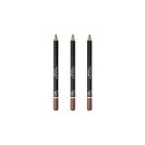 Prime Lipliner No: 223 - Dudak Kalemi 3'lü Set - Siyah
