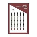 Prime Long Lasting Lip Pencil No: 217 - Dudak Kalemi X5 - Siyah