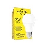 Prime LR-LA09 9W LED Ampul, LED Tasarruflu Ampul - 0,5 W - Altın