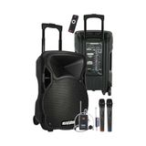 Prime LS-P1915EX Portatif Taşınabilir 3 Mikrofonlu Seyyar Ses Sistemi 15 Inç 1200 Watt