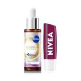 Prime LUMINOUS630 Skin Glow Anında Aydınlatıcı Serum 30ML ve Böğürtlen Nemlendirici Dudak Bakım Kremi4,8gr - Option-1