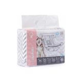 Prime M-Pets Diapers Dişi Köpekler Için Külot Xl 10'lu - Option-1 - (ClearEyelets)Black-RadiantOrchid