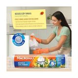 Prime Macro Max Büzgülü Çöp Torbası Büyük Boy (65X70CM) Hanımeli Kokulu 10 Adet Süper Ekonomik Paket - 000-Siyah - Option-1