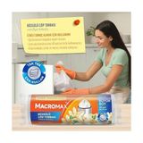 Prime Macro Max Büzgülü Çöp Torbası Büyük Boy (65X70CM) Vanilya Kokulu 20 Adet Süper Ekonomik Paket - 000-Siyah - Option-1
