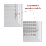 Prime Made 45 x 45 cm Banyo Wc Havalandırma Menfezi Panjur
