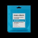 Prime Maru.derm Duş Öncesi Saç Maskesi, Hyalüronik Asit & Kolajen, Nemlendirici, 300 Ml, Mor, Yıpranmış Saçlar Için, Vegan - Option-1