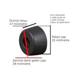 Prime Masa Koltuk Kanepe Kitaplık Ünite Ayak Yükseltici Plastik Ayak Boy 17 Milim Çap 33 Milim - Option-1