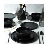 Prime Mat Siyah Yemek Takımı 18 Parça 6 Kişilik 956 - 1/100 Toz Ceviz