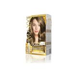 Prime Maxx Deluxe Serisi 24K Altın Parçacıklı Serum ile 1 Kutu 2 x 50 ml ve Geliştiriciler Saç Boyası (Fındık Kabuğu 7.3)