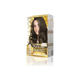 Prime Maxx Deluxe Serisi 24K Altın Parçacıklı Serum ile 1 Kutu 2 x 50 ml ve Geliştiriciler Saç Boyası (Yoğun Küllü Kumral 7.11)