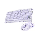 Prime Mercury V75 Hall Effect, Trigger 8.000 Hz Kablolu Manyetik Klavye + M1 Pro 26.000 Dpı Rgb Kablosuz Mouse Oyuncu Seti, Lavender Purple - Adaçayı Yeşili