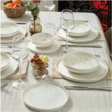 Prime Mila Porselen 24 Parça Yemek Takımı - 1/100 Toz Ceviz