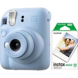 Prime Mini 12 Mavi Fotoğraf Makinesi ve 10'lu Mini Film - Açık Bej