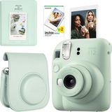 Prime Mini 12 Yeşil Fotoğraf Makinesi 20LI Film ve Pvc Albümlü Çantalı Set 1-FOTSI00197-FB-SET1 - Açık Bej