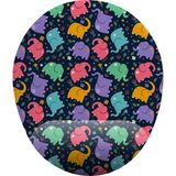 Prime Minik Fil Desenli Bilek Destekli Mouse Pad - Option-1 - 0002 - Beyaz