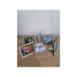 Prime Miracix 6 Adet Ahşap Mini Fotoğraf Çerçevesi - 9X9CM Çok Renkli 8 x 8 - -- - Option-1