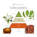 Prime Missi 180 ml Yeşil Cam Şişe Çiçek Bambu Çubuklu Jasmin Oda Kokusu