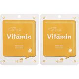 Prime Mjcare On Vitamin Mask - Vitaminli Yüz Maskesi 2li Paket - Option-1