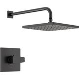 Prime Modern Raincan Kare Tek Fonksiyonlu Duş Vanası Kiti Siyah, Duş Bataryası Seti, Yağmur Duş Başlığı Siyah, Duş Kiti, Mat Siyah T14268-BL-PP (Vana Dahil Değildir) - Option-1