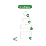 Prime Modüler Organizer Set Mutfak Çekmece Içi Düzenleyici Çatal Kaşık Bıçak Organizeri Kristal (10'lu Set)
