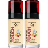 Prime Moisture Foundation No: 101 - Hyaluronik Asitli Nemlendirici Fondöten Spf 20-30 ml (2 Paketi) - Option-1
