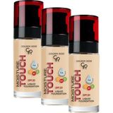 Prime Moisture Foundation No: 106 - Hyaluronik Asitli Nemlendirici Fondöten Spf 20-30 ml (3 Paketi) - Option-1