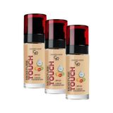 Prime Moisture Foundation No: 113 - Hyaluronik Asitli Nemlendirici Fondöten Spf 20-30 ml (3 Paketi) - Option-1