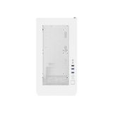 Prime Montech Aır 100 Argb Micro-Atx Tower, Dört Argb Fanlı Önceden Kurulmuş, Ultra Minimalist Tasarım, Ince Mesh Ön Panel, Yüksek Hava Akışı, Benzers - Beyaz
