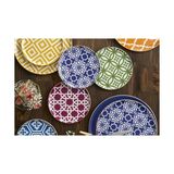 Prime Morocco Karma Renk 24 Parça 6 Kişilik Yemek Takımı - 1/100 Toz Ceviz