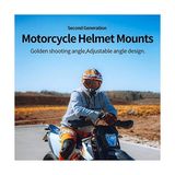 Prime Motosiklet Kaskı Hero 11, 10, 9, 8, 7, 6, X3, One X2, One X, One X, Djı Osmo Aksiyon, Kaymaz Silikon, Kurulumu Kolay, Aksiyon Kamera Aksesuarları (2. Nesil) Için Çene Montajı - Option-1